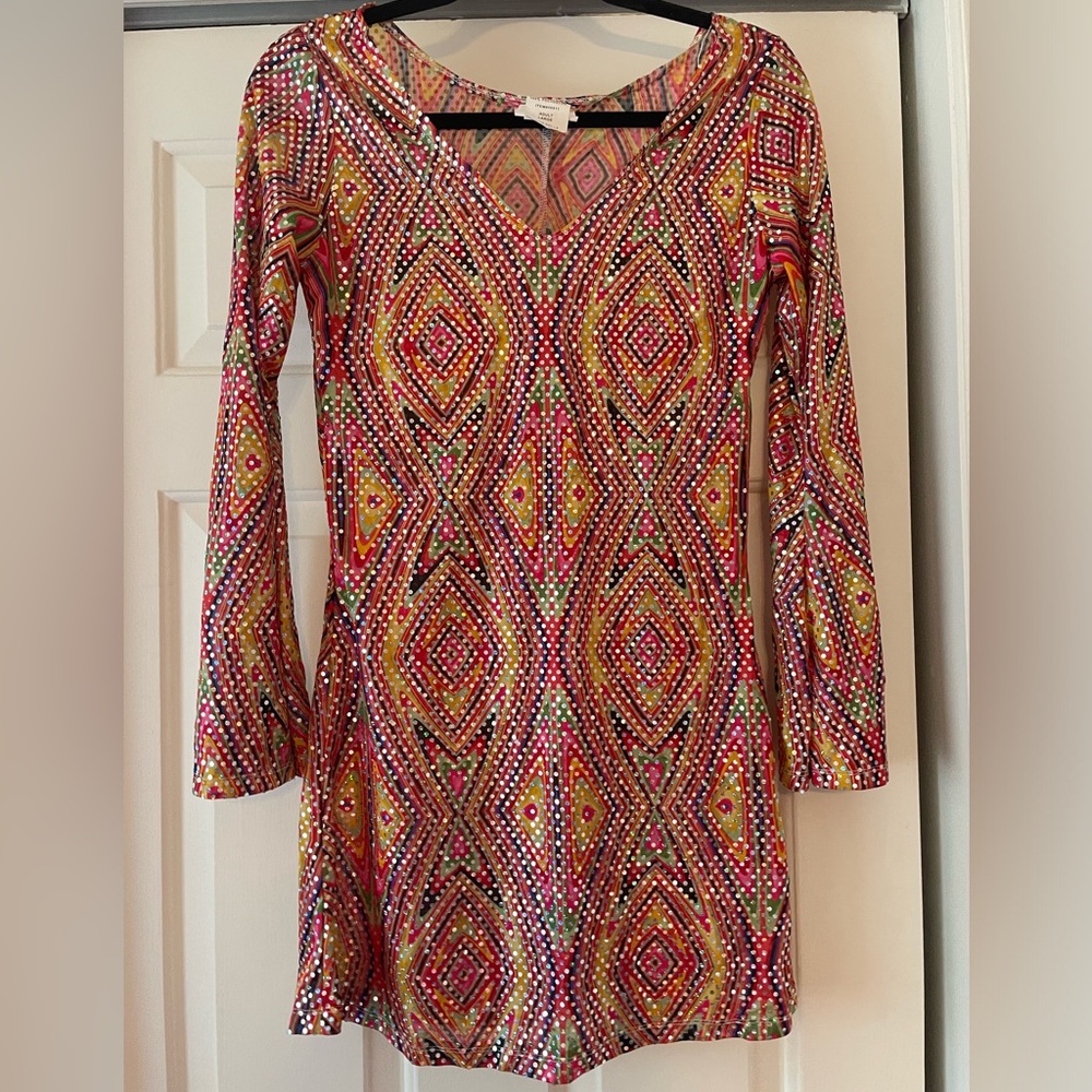 California Costumes Multicolor Geometric Mini Dress